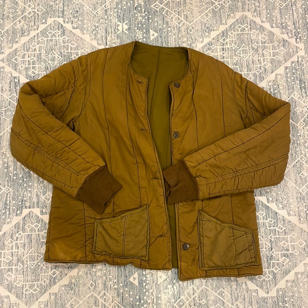 Vintage quilted coat liner